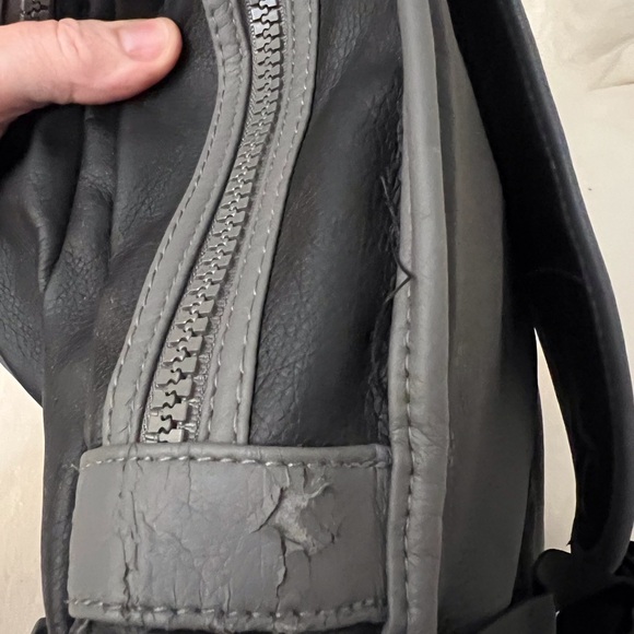 Vespa Black Backpack with multiple pockets, heavy duty zippers. Faux leather - Picture 14 of 14